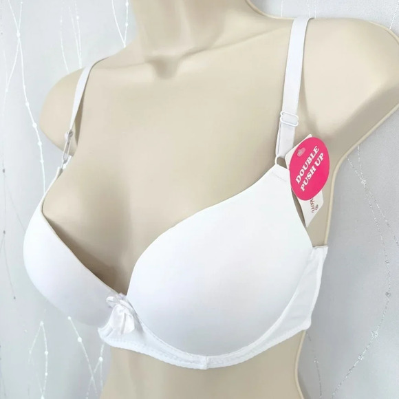 VS Bombshell Inspired Adds 2 Cups Ultimate Pushup Bra 38B Smooth White - Picture 4 of 8